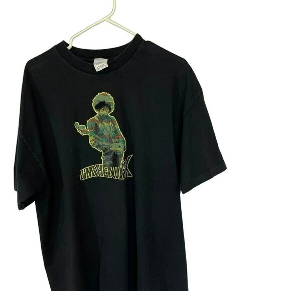 AL Style Apparel Jimi Hendrix Graphic Short Sleeve Crew Neck Pullover Tee Men XL - Picture 1 of 11